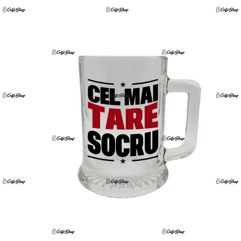 Cel mai tare socru, halba cu mesaj